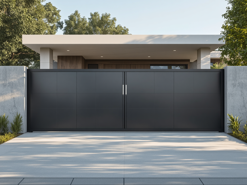 High-cycle gate motor structure for residential entrance automation