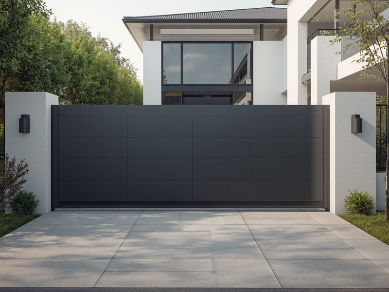 Residential gate motor system for high-traffic driveway automation