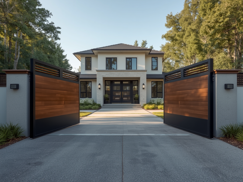 Double gate automation system swing gate motor residential use