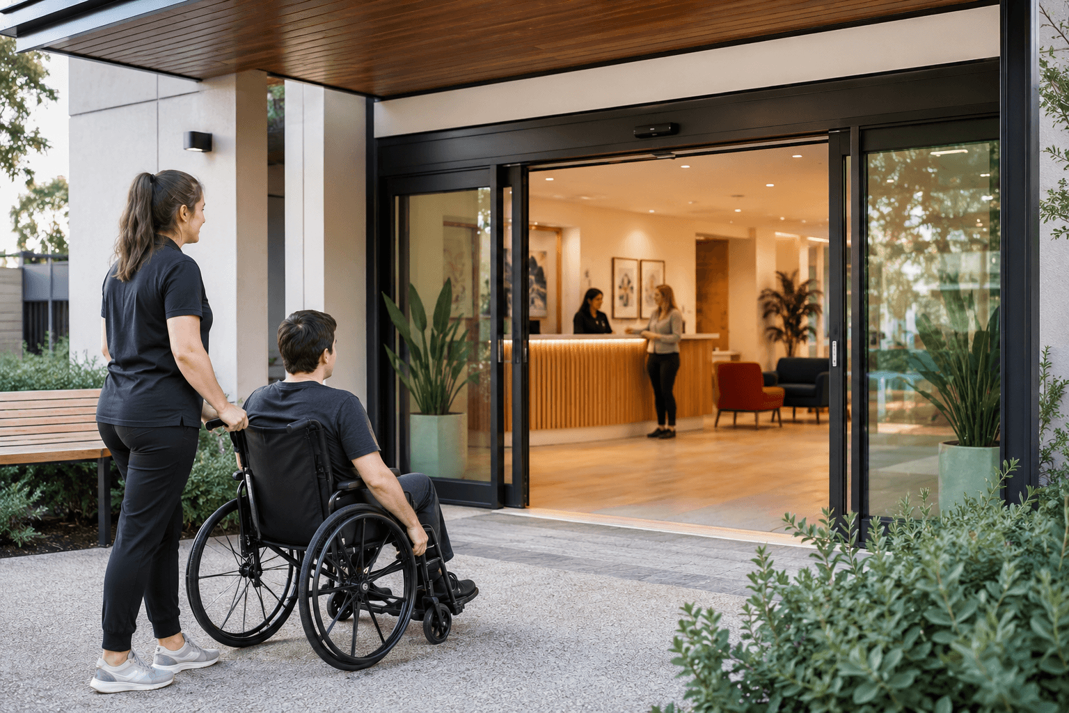 Automatic Doors for NDIS Therapy Clinics: Improving Safer, Easier Access