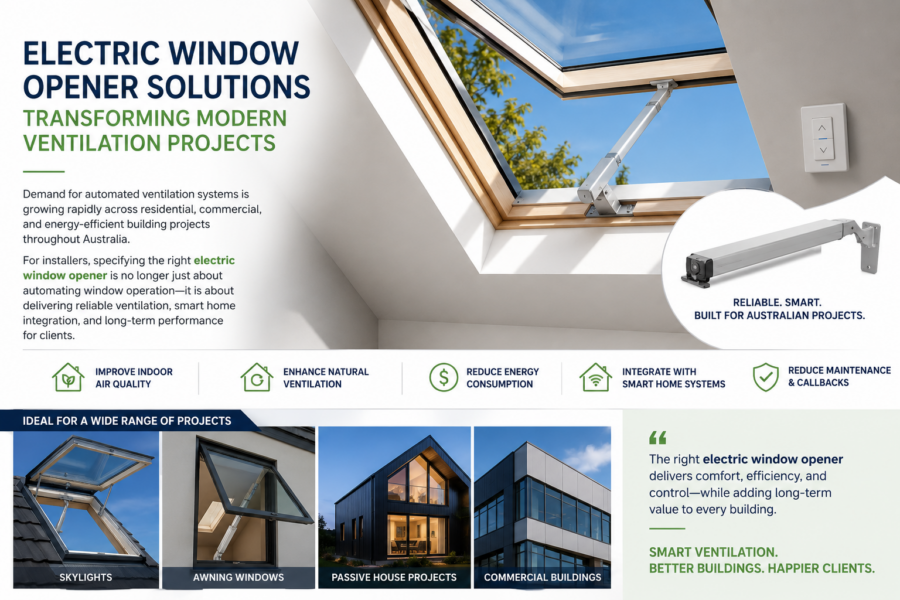 European-Made Electric Window Openers