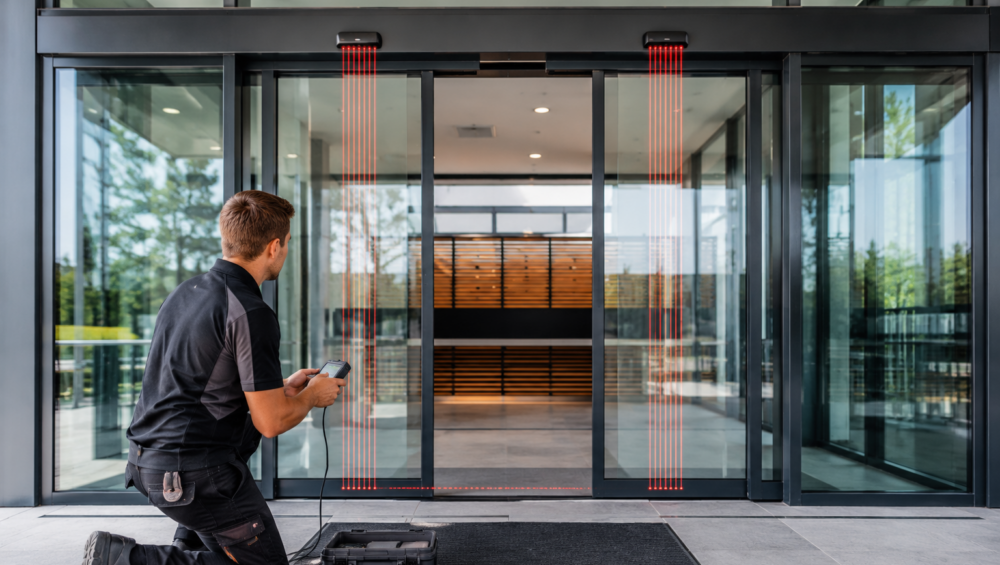 automatic sliding door installation
