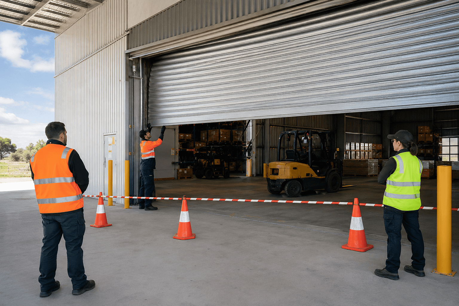 Commercial Roller Door Repair: 9 Critical Steps to Take When a Warehouse Roller Door Jams