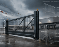 Learn how commercial sliding gate wind load calculations affect safety, compliance, motor performance, and structural integrity in commercial gate projects.