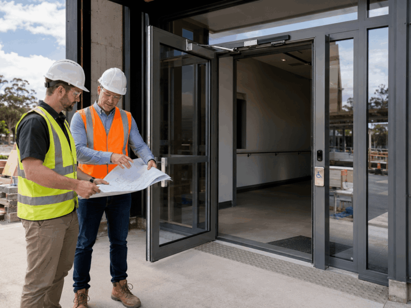 AS1428.1 Automatic Door Compliance: A Builder’s Blueprint for Accessible Openers
