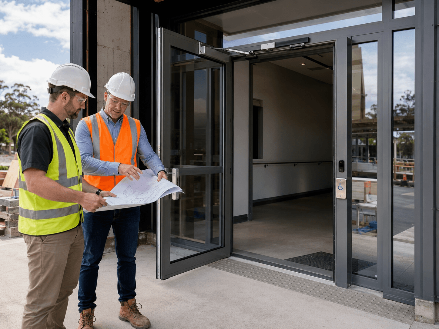 AS1428.1 Automatic Door Compliance: A Builder’s Blueprint for Accessible Openers