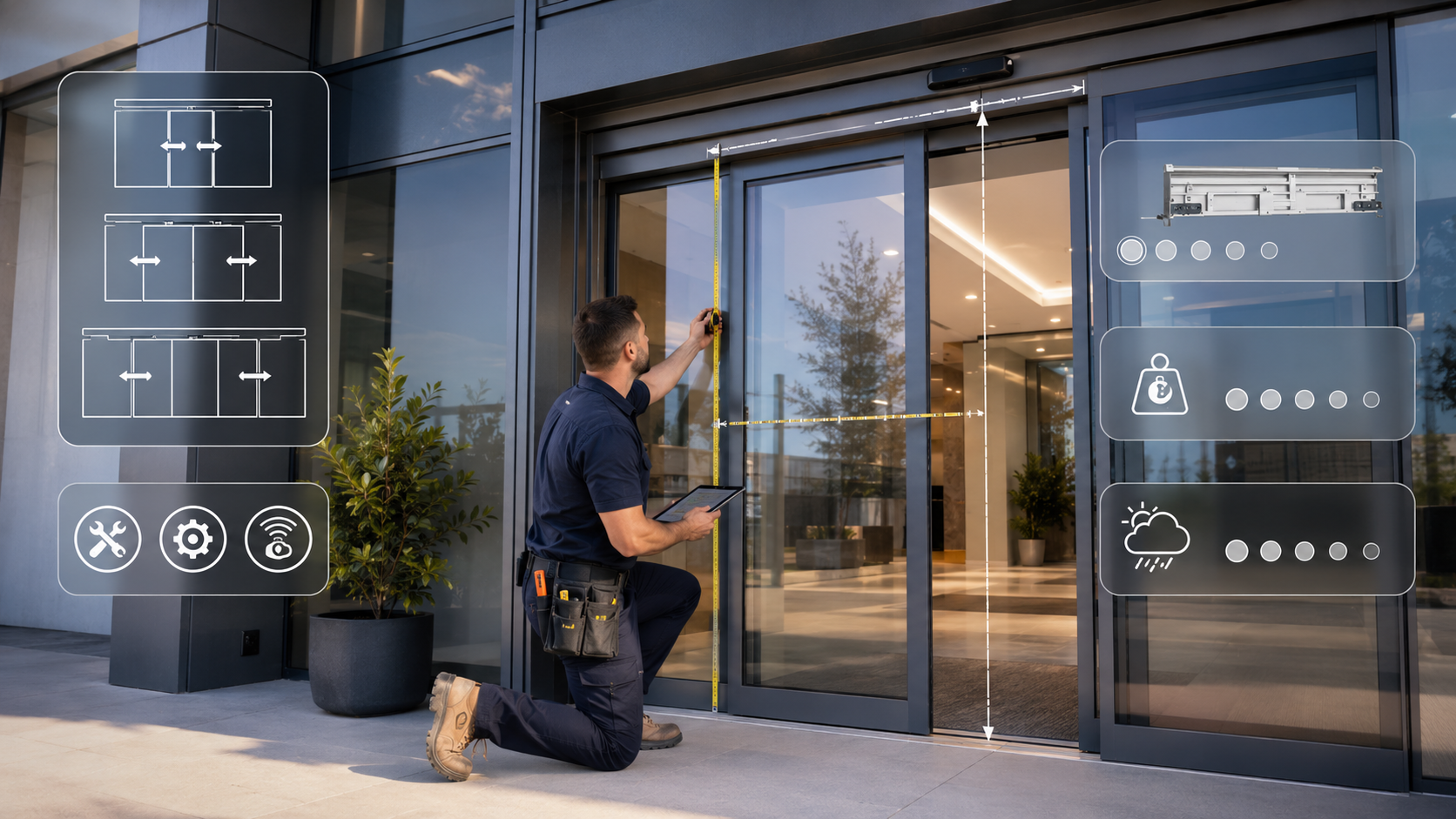 automatic sliding door Melbourne prices