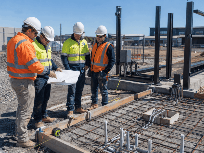 Before the concreter arrives, builders should confirm the gate system, automation requirements and access control layout.