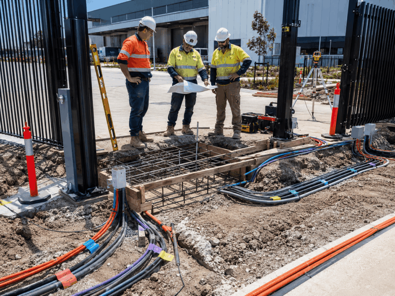 Underground Conduits for Power, Access Control, and Safety Devices