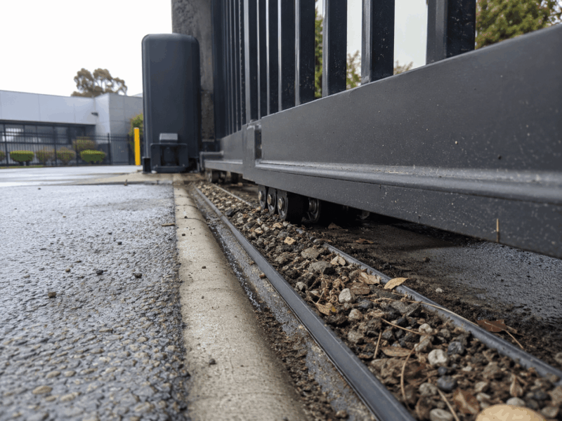 Automatic Gate Tracks Become Blocked
