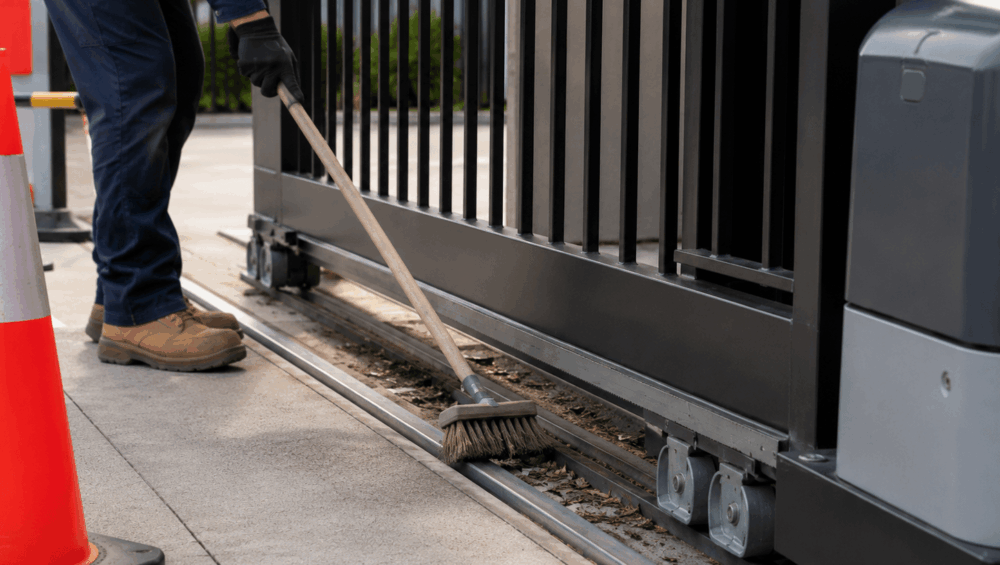 Clean Automatic Gate Track Safely: A Facility Maintenance Guide