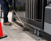 Clean Automatic Gate Track Safely: A Facility Maintenance Guide