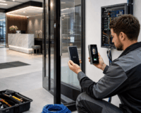 Compare commercial RFID card readers and biometric readers from an installer’s view: consider their mounting, cabling, commissioning, support and site fit.