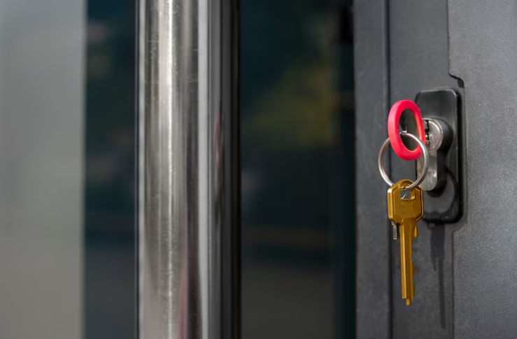 A master key system is a planned mechanical keying structure where different keys open different doors
