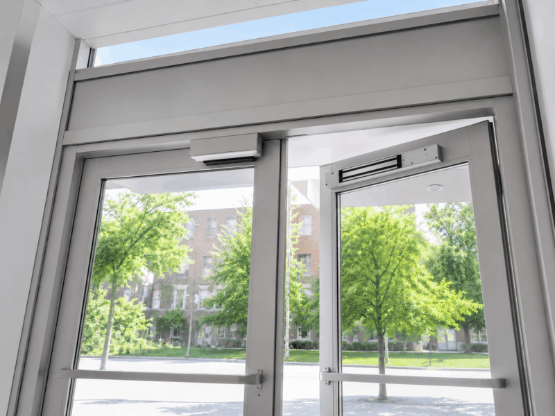 A magnetic lock can deliver good value where installing a conventional strike