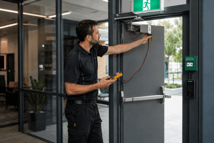 Test Fail-Safe Electronic Doors Without Creating a New Risk