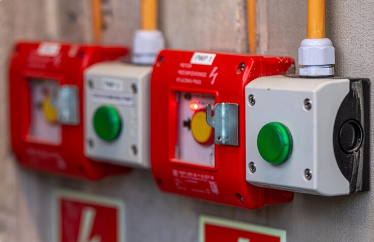 Many magnetic-lock release circuits use the COM and NC contacts in series with the positive lock-power conductor.