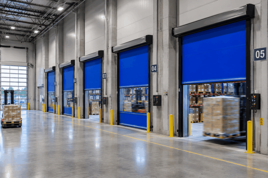High Speed Rapid Roll Doors Have Become Standard in Modern Logistics Facilities