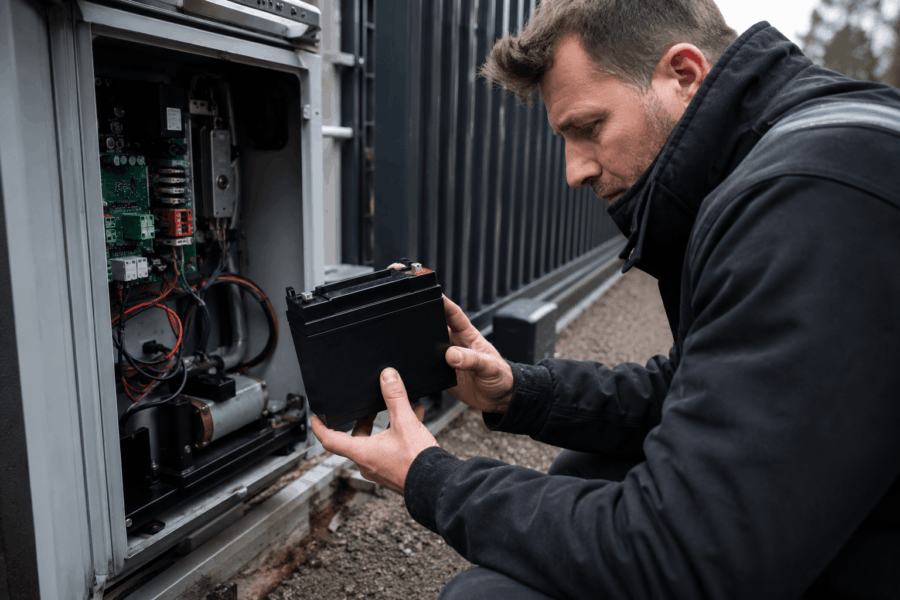 Inspect the Battery and Connections