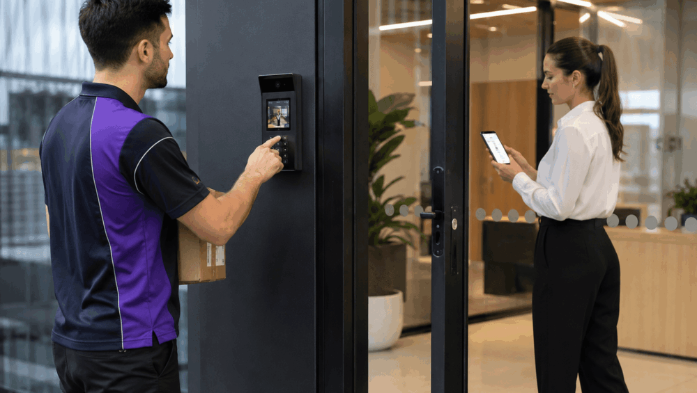 Visitor Management Intercom System: Streamline Commercial Deliveries With App-Based Access