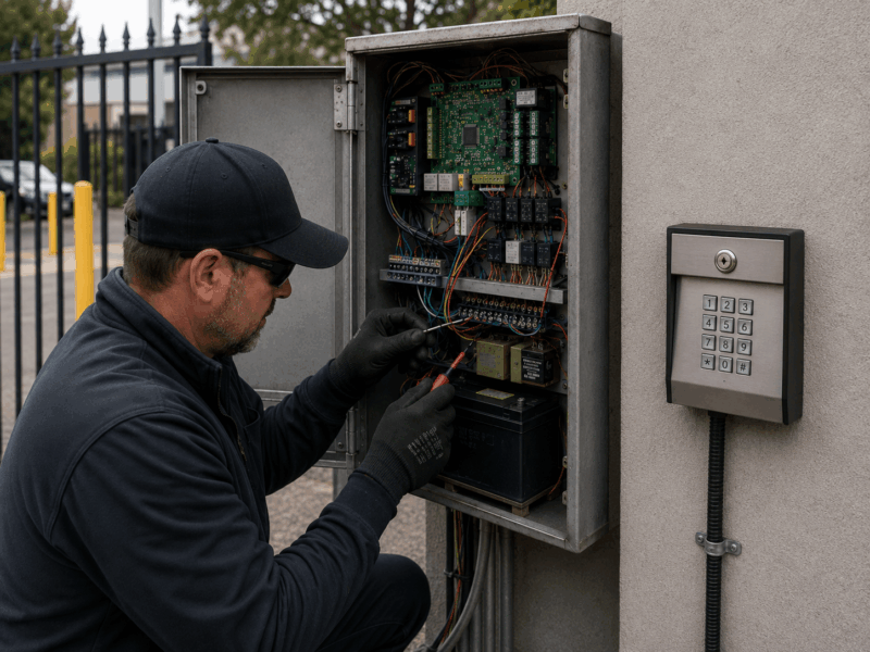 Wiring a Wiegand Keypad into an Existing Gate Automation Board